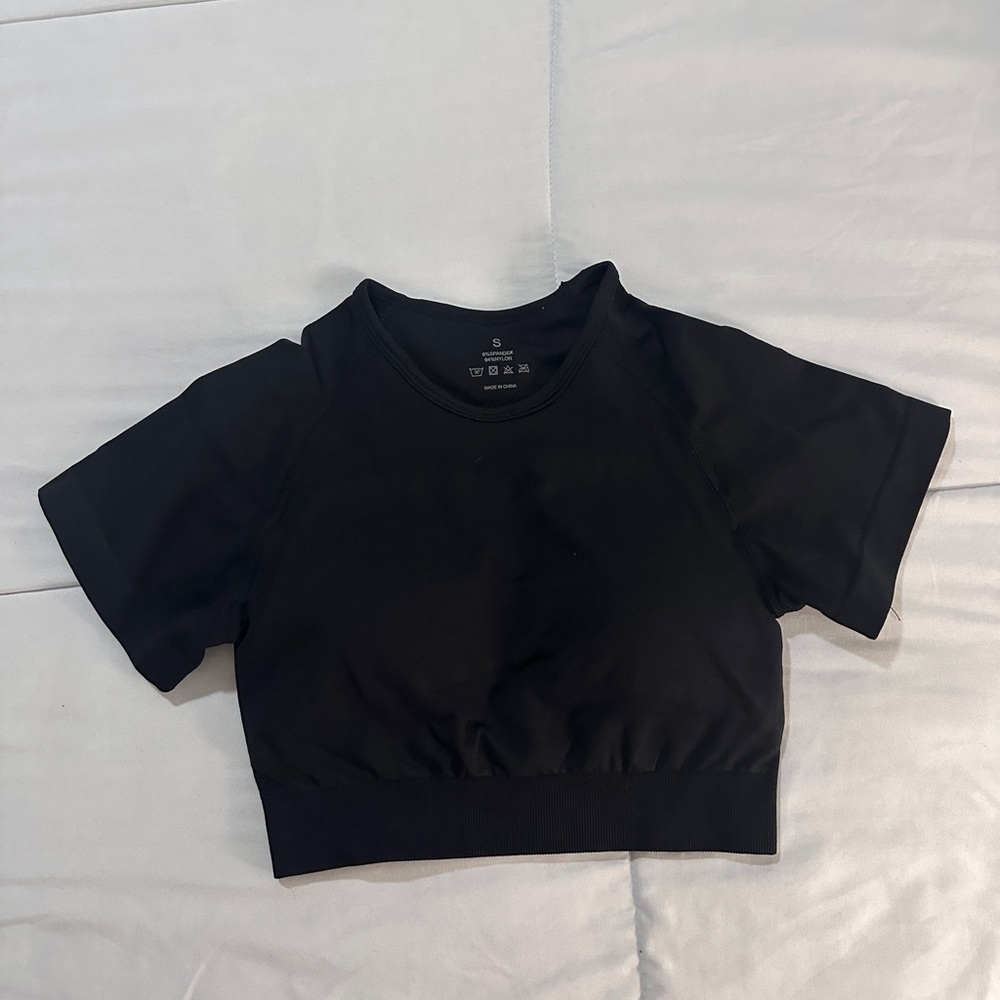 Black Women's Crop Top